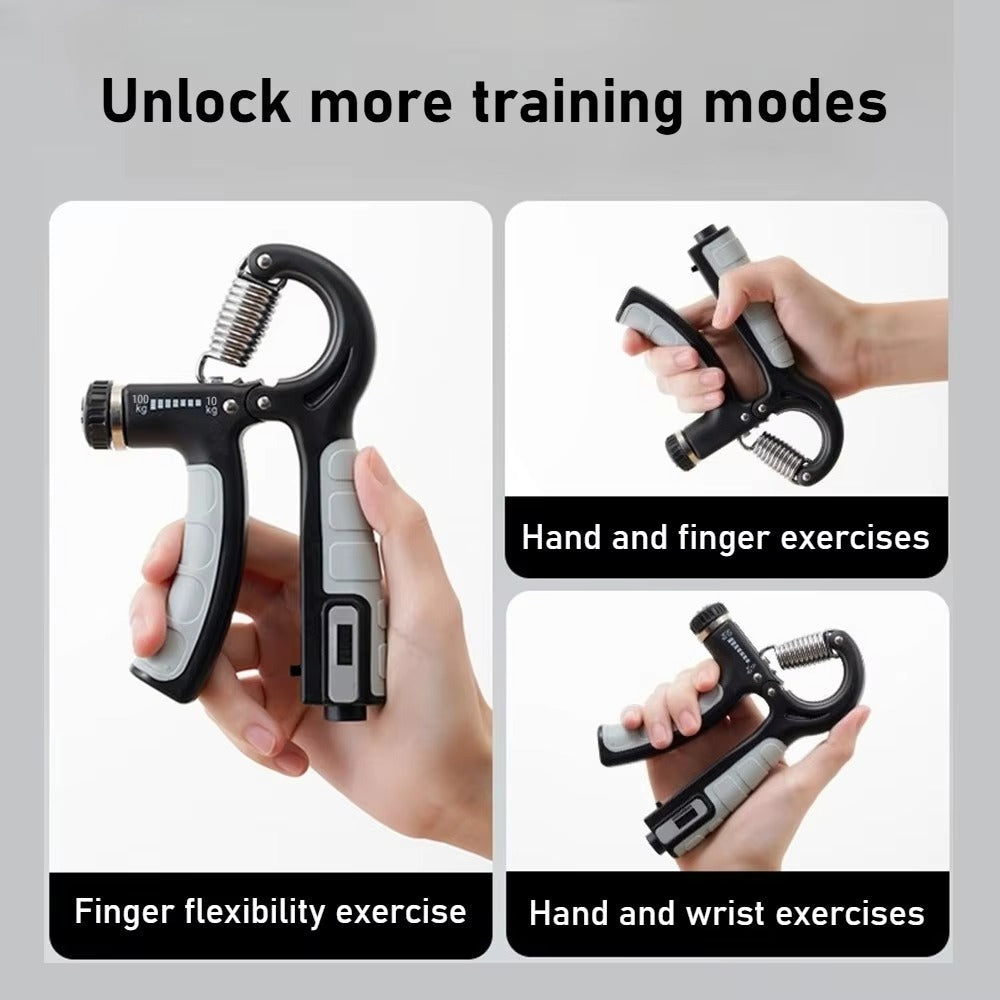 Adjustable Hand Gripper Exerciser with Counter