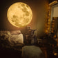 USB Power 3 Color Moon Lamps | 360° Rotatable LED Night Light
